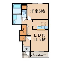 サンリットララの物件間取画像